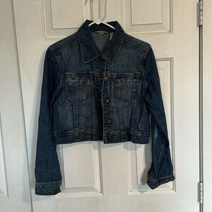 Bill Blass Jeans wear Cropped Jean Jacket size medium
